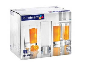 Набір склянок 6 шт Luminarc Islande 330 мл високі 0040 LUM SP, фото 4