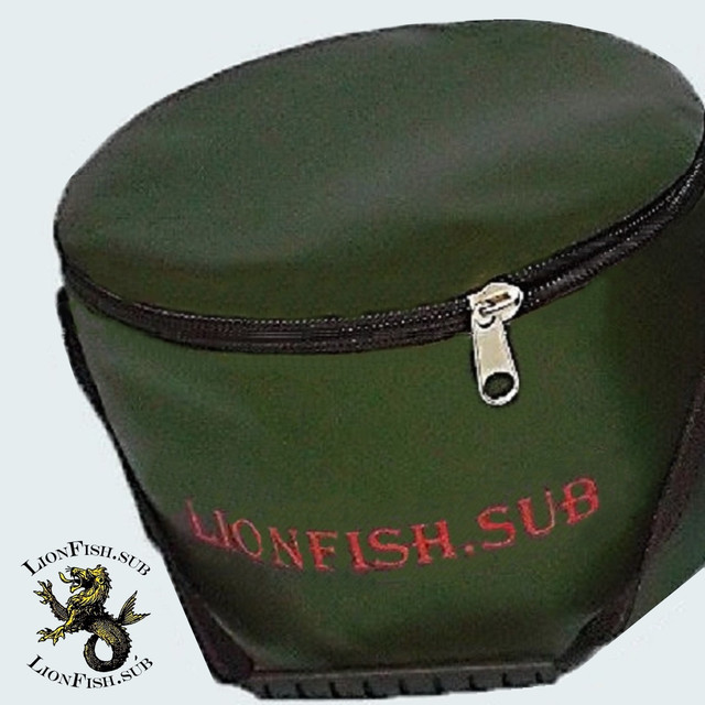 LionFish.sub - Герметичні Складні Відра з ПВХ для Замішування Рибальського корму, Сумка для Трофейних Риб, Полювання, для Речів та Спорядження