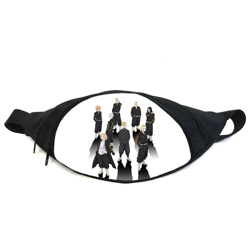 Поясна сумка бананка Токійські мерехтіли Tokyo Revengers (GB TR 01) Gear Bag чорна, фото 1