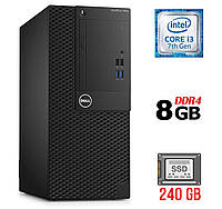 Компьютер Dell OptiPlex 3050 Tower / Intel Core i3-7100 (2 (4) ядра по 3.9 GHz) / 8 GB DDR4 / 240 GB SSD /