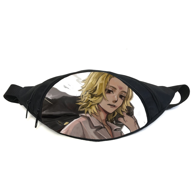 Поясна сумка бананка Токійські мерехтіли Tokyo Revengers (GB TR 05) Gear Bag чорна, фото 1