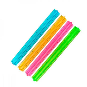 Лінійка пластикова 30 см IMG2426 Mix 620889 G-Rich