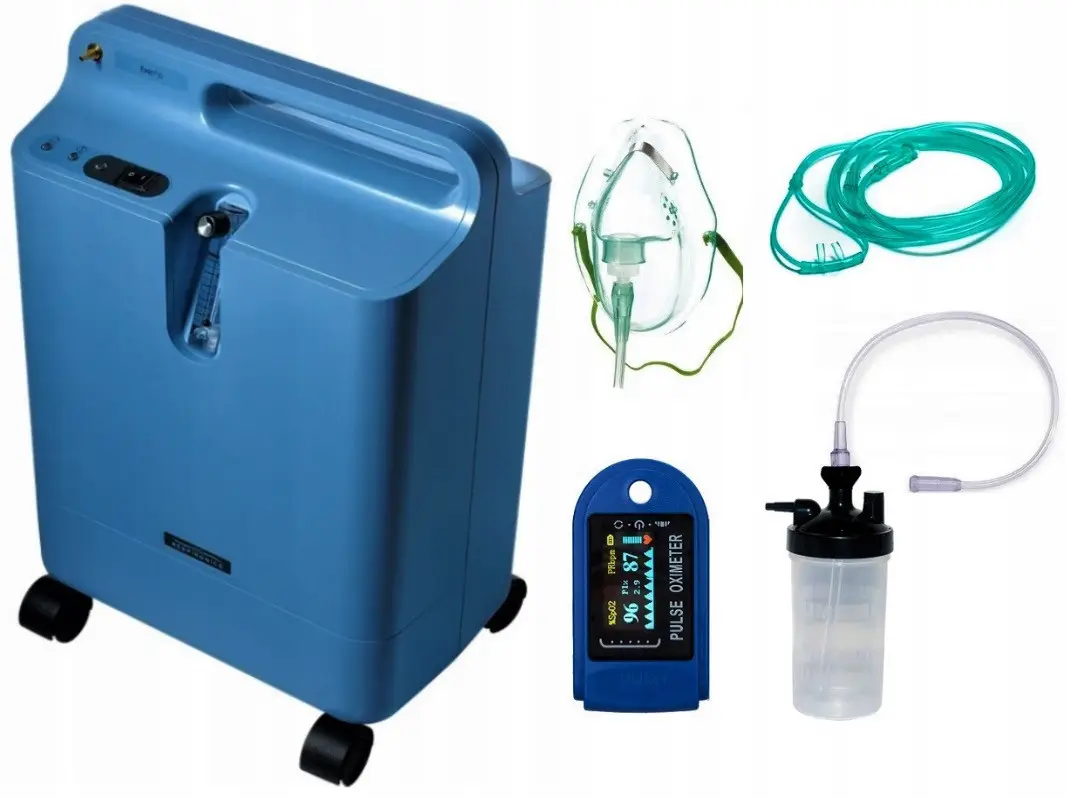 Портативний концентратор кисню Philips Respironics EverFlo 5 л (Синій) - фото 2 - id-p2093983112
