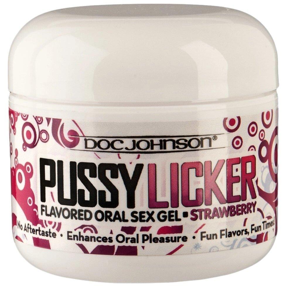 Смачний Cunnilingus Doc Johnson Pussy Licker Полуниця (56 г)