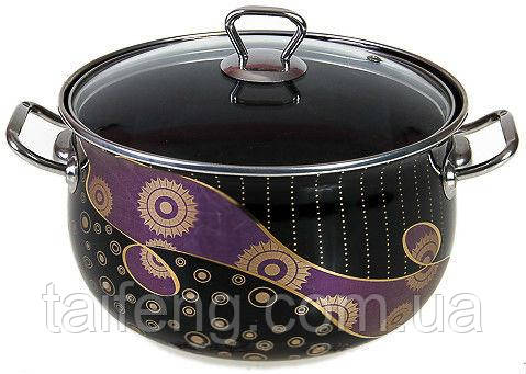 Каструля емальована Interos Чумацький шлях 2,1 л d.16 см 60572 Е (63791), фото 1