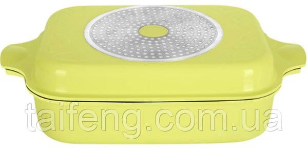 Гусятниця Ringel Zitrone з кришкою сковородою-гриль 6+3 л (RG-2108-34)