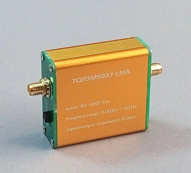 Усилитель LNA 0.1 МГц-6 ГГц 20 дБ с аккумулятором внутри, TQP3M9037-LNA ...