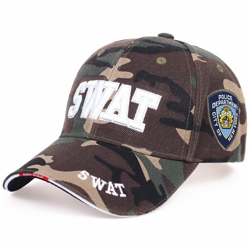 Камуфляжна кепка для чоловіків Narason з вишитим лого SWAT