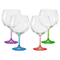 Набор бокалов для вина Bohemia Rainbow 40767/820S/D4641 820 мл 4 шт g