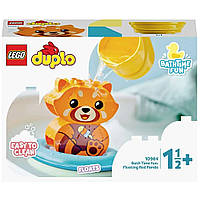 Конструктор LEGO Duplo My First Приключения в ванной: Красная панда на плоту 1,5+ 5 деталей (10964)