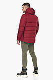 Утеплена бордова куртка зимова для чоловіків модель 37055, фото 5