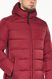 Утеплена бордова куртка зимова для чоловіків модель 37055, фото 6