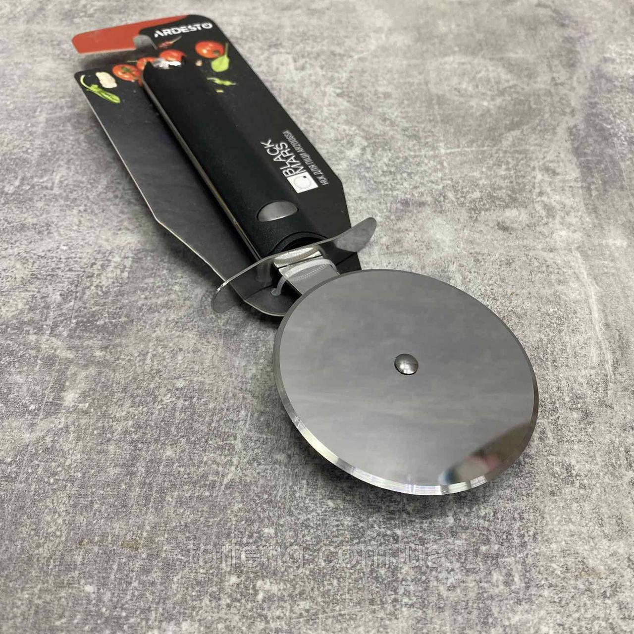 Ніж для піци з неіржавкої сталі Ardesto Black Mars AR2006SA