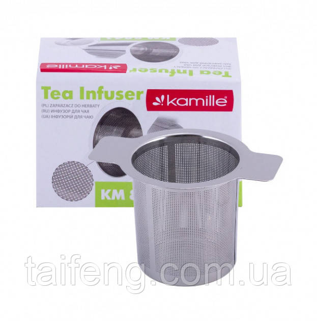 Ситечко-фільтр для чаю 10 х 6,5 см Kamille KM-8841