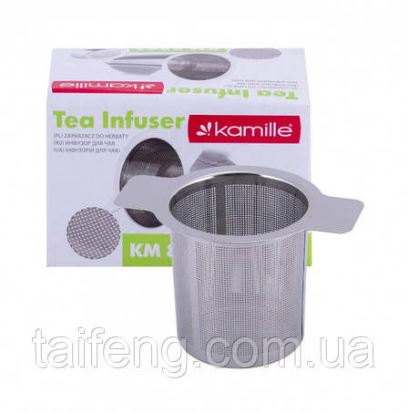 Ситечко-фільтр для чаю 10 х 6,5 см Kamille KM-8841, фото 1