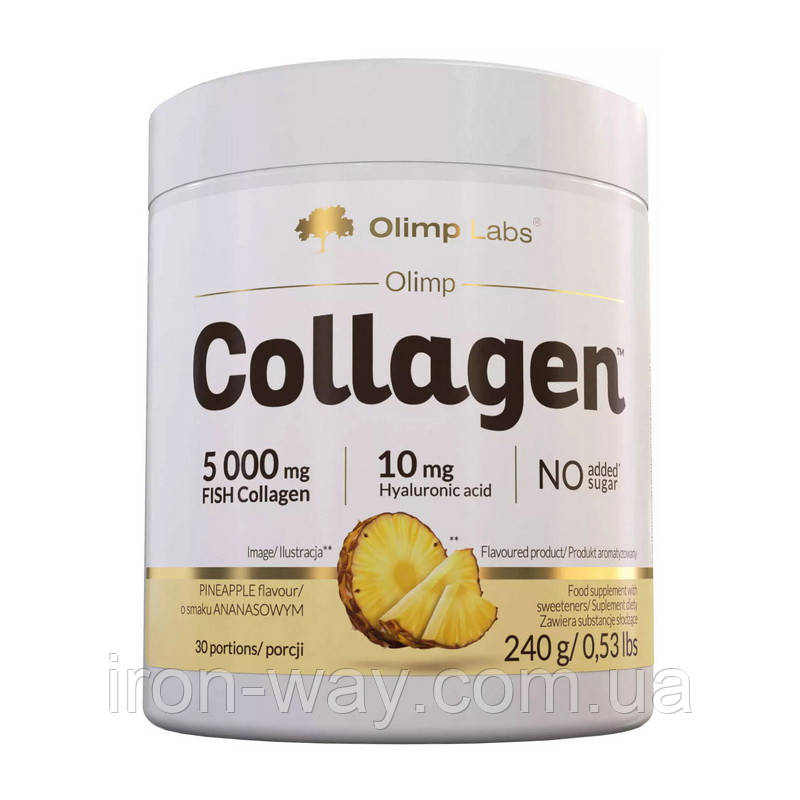 Olimp Collagen (240 g, pineapple), фото 1