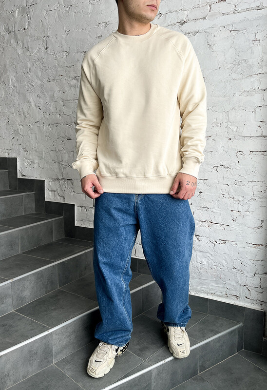 Однотонний базовий світшот Staff milk basic