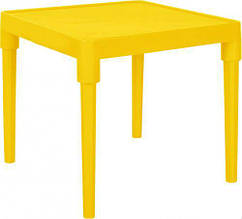 Стіл дитячий 51 х 51 см h-47 см жовтий Алеана-100025