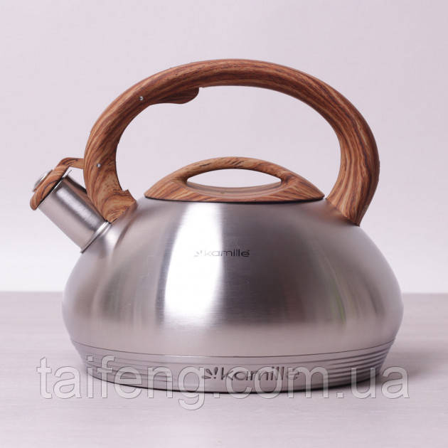 Чайник Kamille 3 л. з неіржавкої сталі зі свистком КМ-0692N