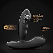 Масажери простати Dorcel P-Stroker з пультом дистанційного керування, підігрівом і точковим масажем, два мотора, фото 5
