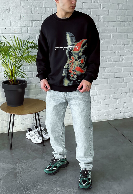 Молодіжний оверсайз світшот Staff free oversize