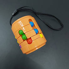 Головоломка-антистрес Fidget Cans Cube Жовтогарячий