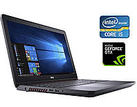 Ігровий ноутбук Dell Inspiron 15-5577 / 15.6" (1920x1080) TN / Intel Core i5-7300HQ (4 ядра по 2.5 - 3.5 GHz) / 16 GB DDR4 / 512