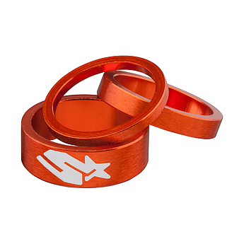 Набір спейсерів SPANK 3/6/12mm, Orange