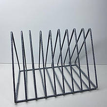 Підставка під дошки, книги, журнали 26*17*20 см сірий мармур 1007