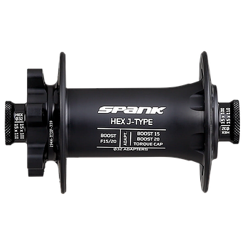 Втулка передня SPANK HEX J-TYPE Boost F15/20, Black