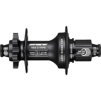 Втулка задня SPANK HEX J-Type Boost R148 Microspline 32H, Black