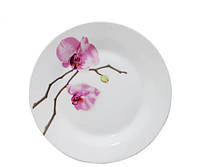 Тарелка суповая SNT Орхидея розовая 3082-154 20 см l