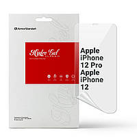 Защитная пленка для Apple iPhone 12/12 Pro (Противоударная гидрогелевая. Прозрачная)