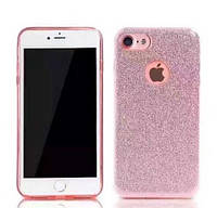 Силіконовий чохол Glitter для iPhone 7 рожевий Remax 700203 l