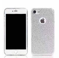 Силіконовий чохол Glitter для iPhone 7 срібло Remax 700201 l