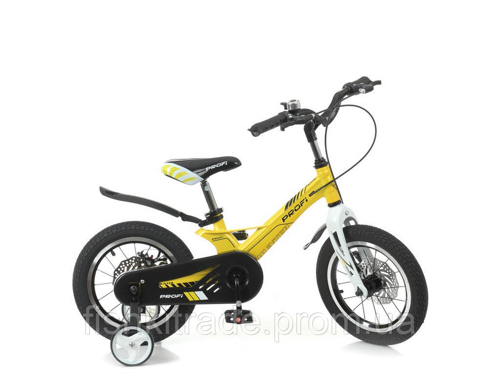 Велосипед дитячий Profi Hunter LMG14238 14 дюймів жовтий l