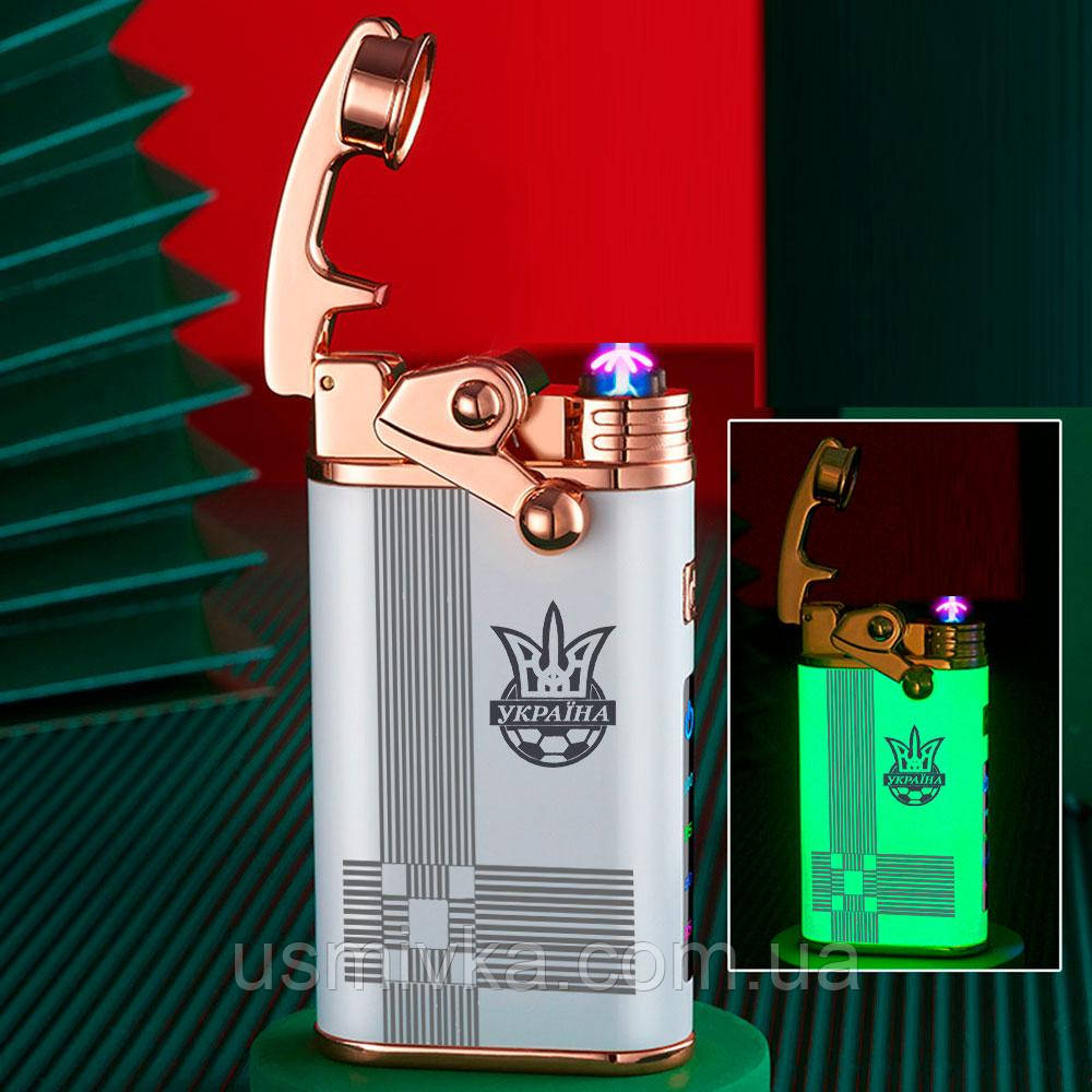 Юсб запальничка "Football" у подарунковому пакованні US-655U3, фото 1