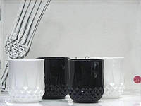 Набор стаканов Luminarc Black White Longchamp Folies D6578 4 шт 320 мл h