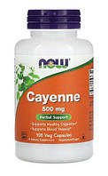 Биодобавка NOW Foods Cayenne 500 mg 100 veg caps
