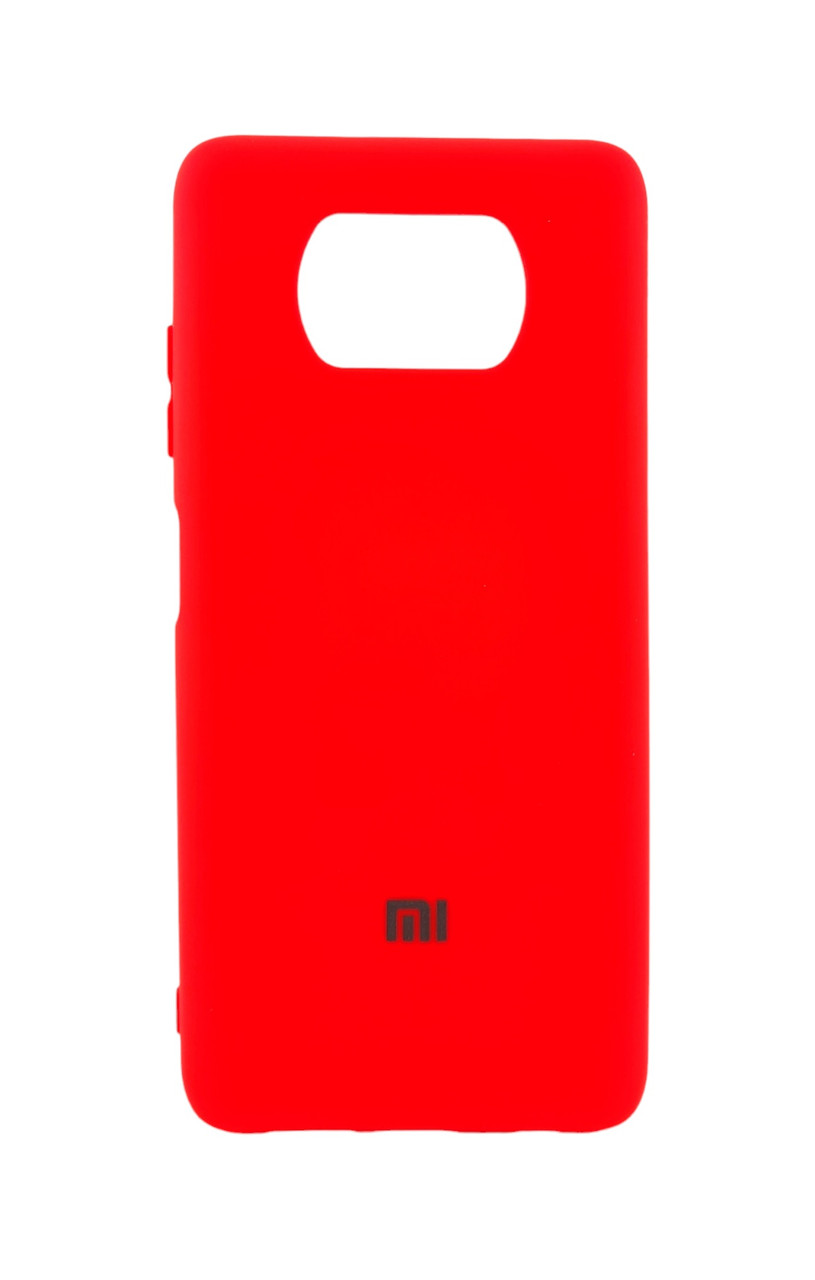 Чохол TPU My Colors для телефона Poco X3 / X3 Pro бампер із мікрофіброю червоний