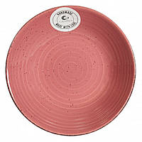 Тарелка суповая Cesiro Spiral A2345S-G139 21 см розовая (уценка) l