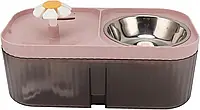 Миска для годування домашніх тварин RD-3039 Рожевий  YU227