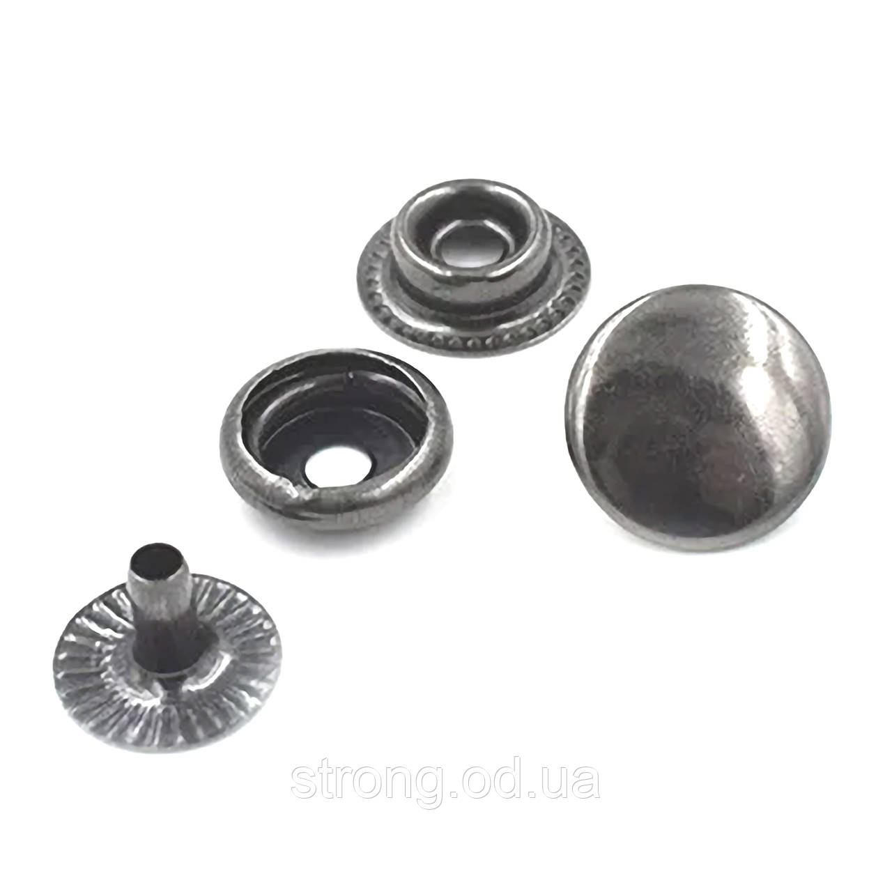 Кнопка №61 15мм Темний Нікель Нержавійка (720 шт.)