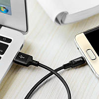 Кабель USB Hoco X14 Times Speed MicroUSB H-X14-TS-MC 1 м черный l