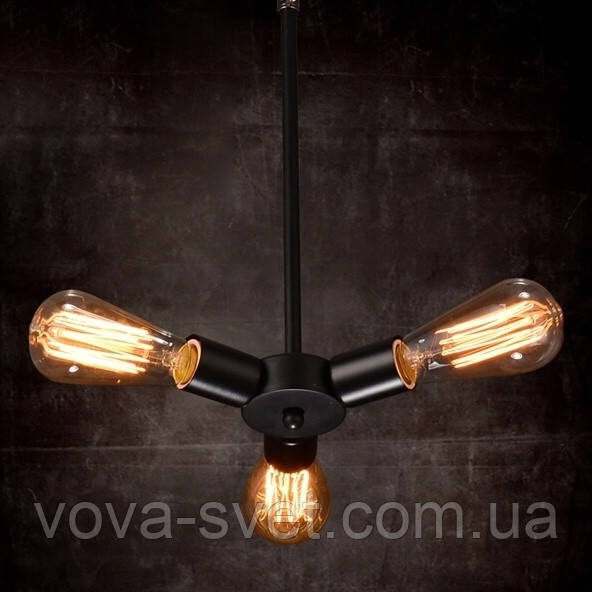 Підвісний світильник [LOFT Trike — 3 Lamp Edisons ]