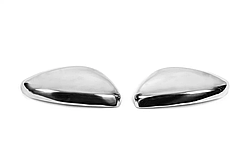 Накладки на дзеркала Carmos для Peugeot 2008 2016-2019 Хром дзеркал Пежо 2008 неірж 2 шт.