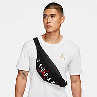 Nike jordan air crossbody bag 9b0533-023 поясная сумка на пояс плечо бананка унисекс оригинал черная