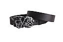 Чоловічий ремінь з натуральної шкіри під джинси 49119 чорний, фото 6