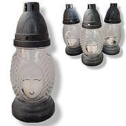 Лампада  свічка овальне скло 18 годин, фото 2