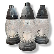 Лампада  свічка овальне скло 18 годин, фото 3